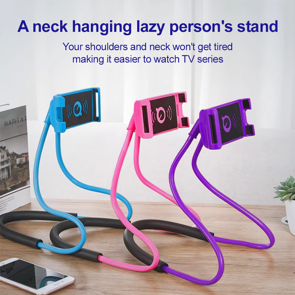 Onn Tablet Accessories - 목걸이형 게으른 핸드폰 거치대, 유연한 구즈넥