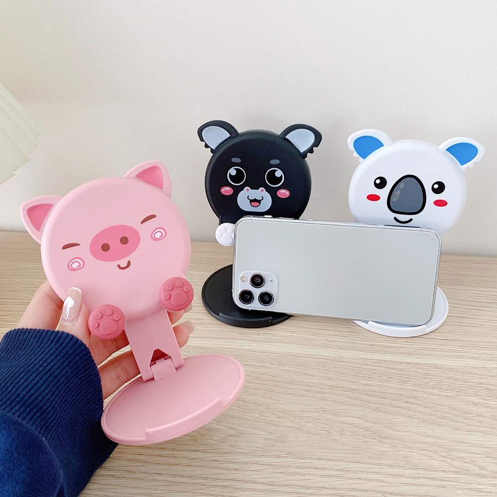 귀여운 동물 모양 접이식 조절 가능 스마트폰 거치대 데 - Tablet Accessories For Students 리뷰 및 가격