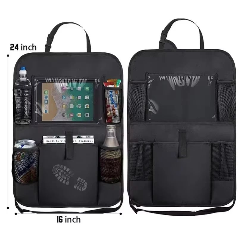 다용도 옥스포드 원단 차량용 시트백 정리함, 태블릿 홀 - Tablet And Accessories Bag 리뷰 및 가격