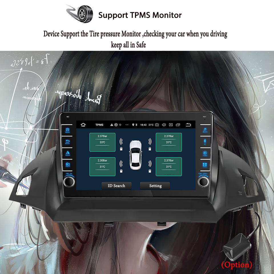 8G + 128G 안드로이드 14 Ford Kuga E - Tablet Danish Mobile & Accessories Photos 리뷰 및 가격