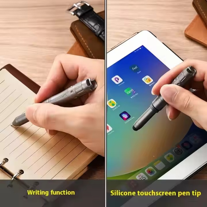 티타늄 합금 EDC 펜, 비상용 호루라기, 실리콘 스타 - Tablet Pencil Accessories 리뷰 및 가격