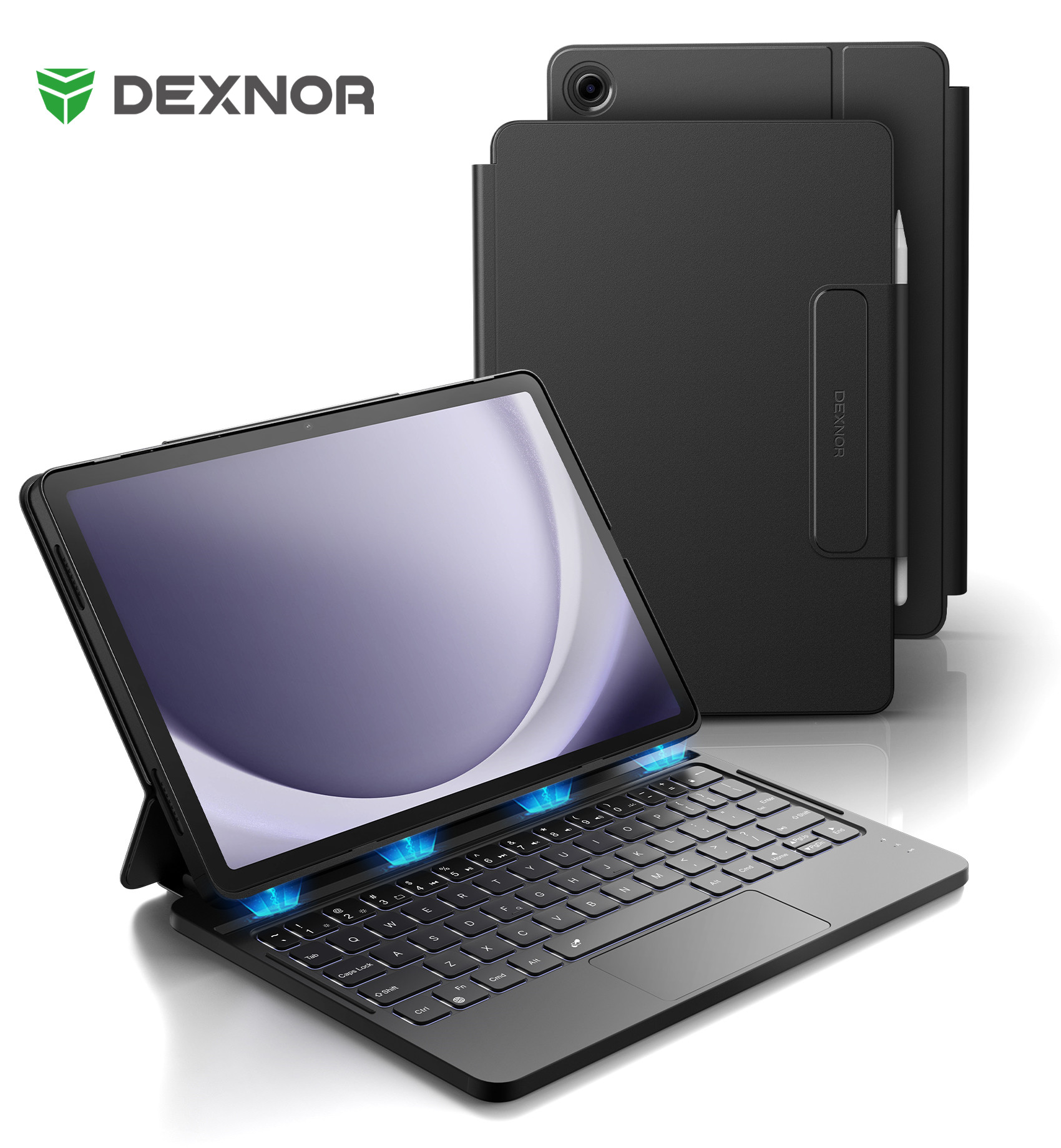 삼성 갤럭시 탭 A9+ 플러스 케이스 (키보드 포함)  - Vortex Tablet Accessories 리뷰 및 가격
