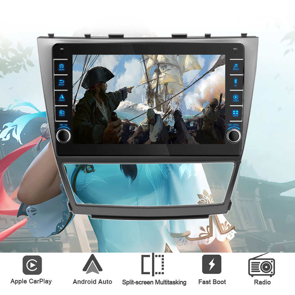 토요타 캠리 2006-2011용 8G+128G 안드로이 - Tablet Danish Mobile & Accessories Photos 리뷰 및 가격