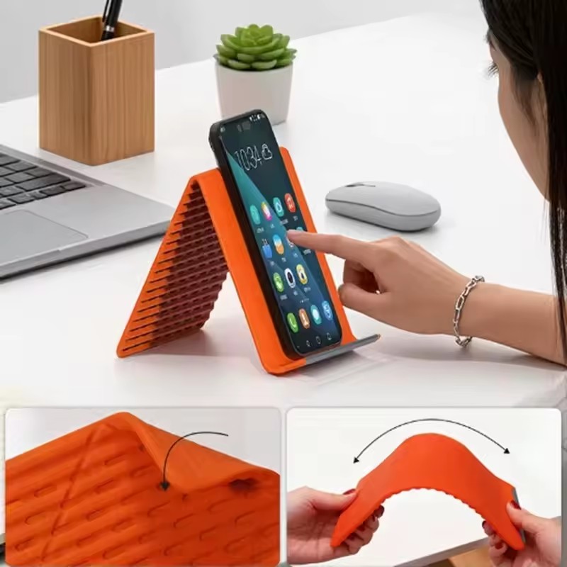 휴대용 실리콘 폰/태블릿/노트북 거치대, 창의적인 접이 - Tablet Accessory 리뷰 및 가격