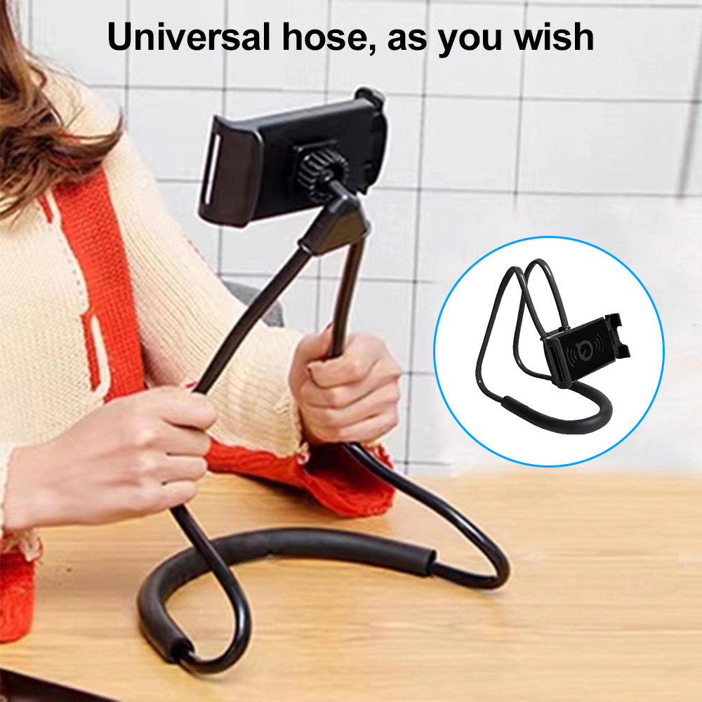 목걸이형 게으른 핸드폰 거치대, 유연한 구즈넥 휴대폰  - Onn Tablet Accessories 리뷰 및 가격